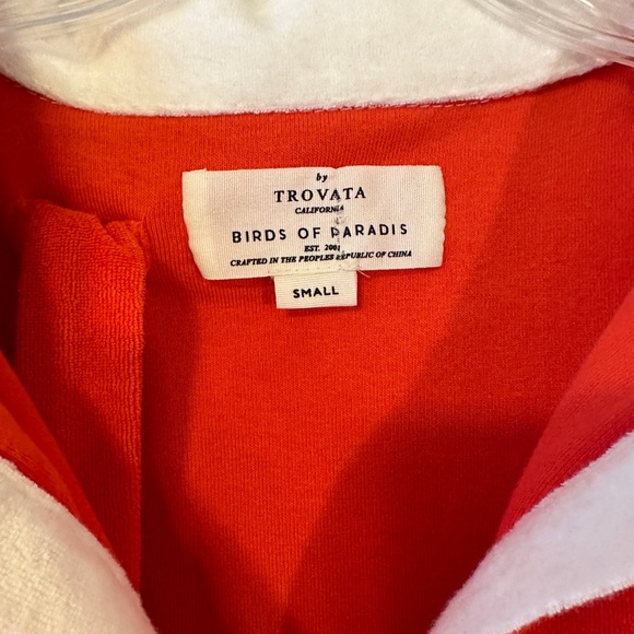 Trovata Birds of Paradis Althea Shirtdress Red Size Small - Picture 5 of 7